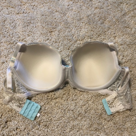 Victoria Secret Dream Angels Turquoise Lace Lined Demi - Picture 2 of 3